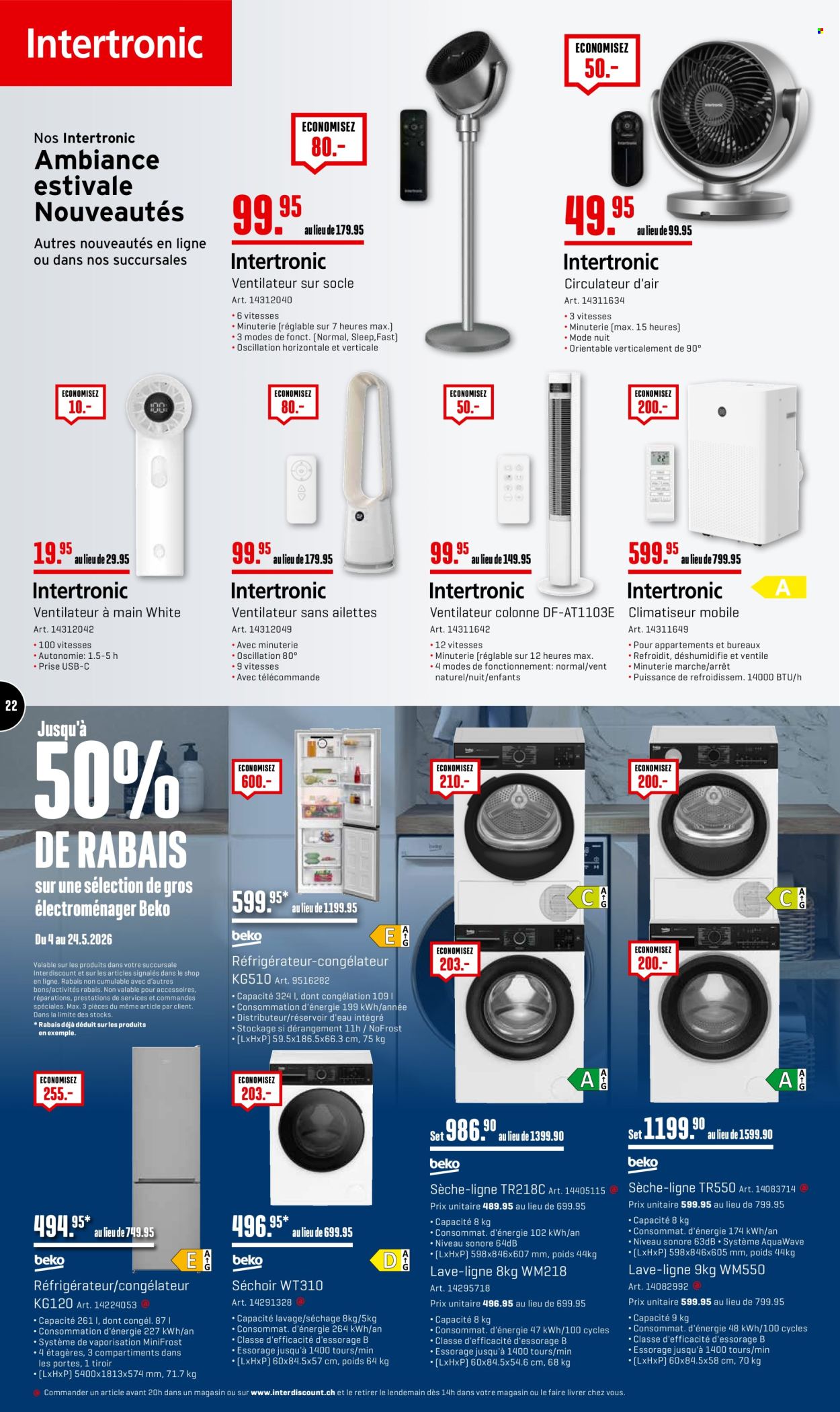 Volantino Interdiscount - 4.5.2026 - 24.5.2026. Pagina 22. Pagina 22