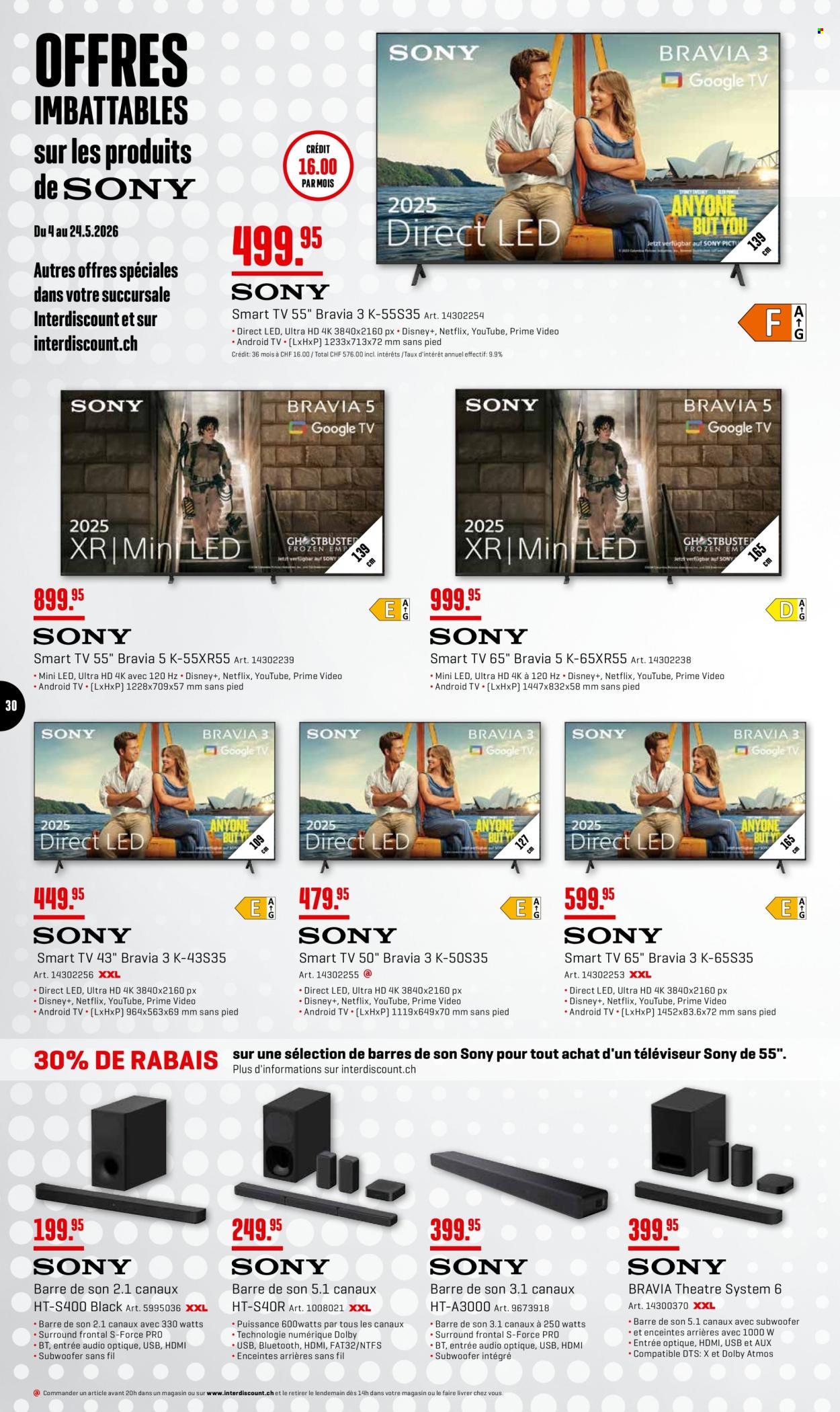 Volantino Interdiscount - 4.5.2026 - 24.5.2026. Pagina 30. Pagina 30