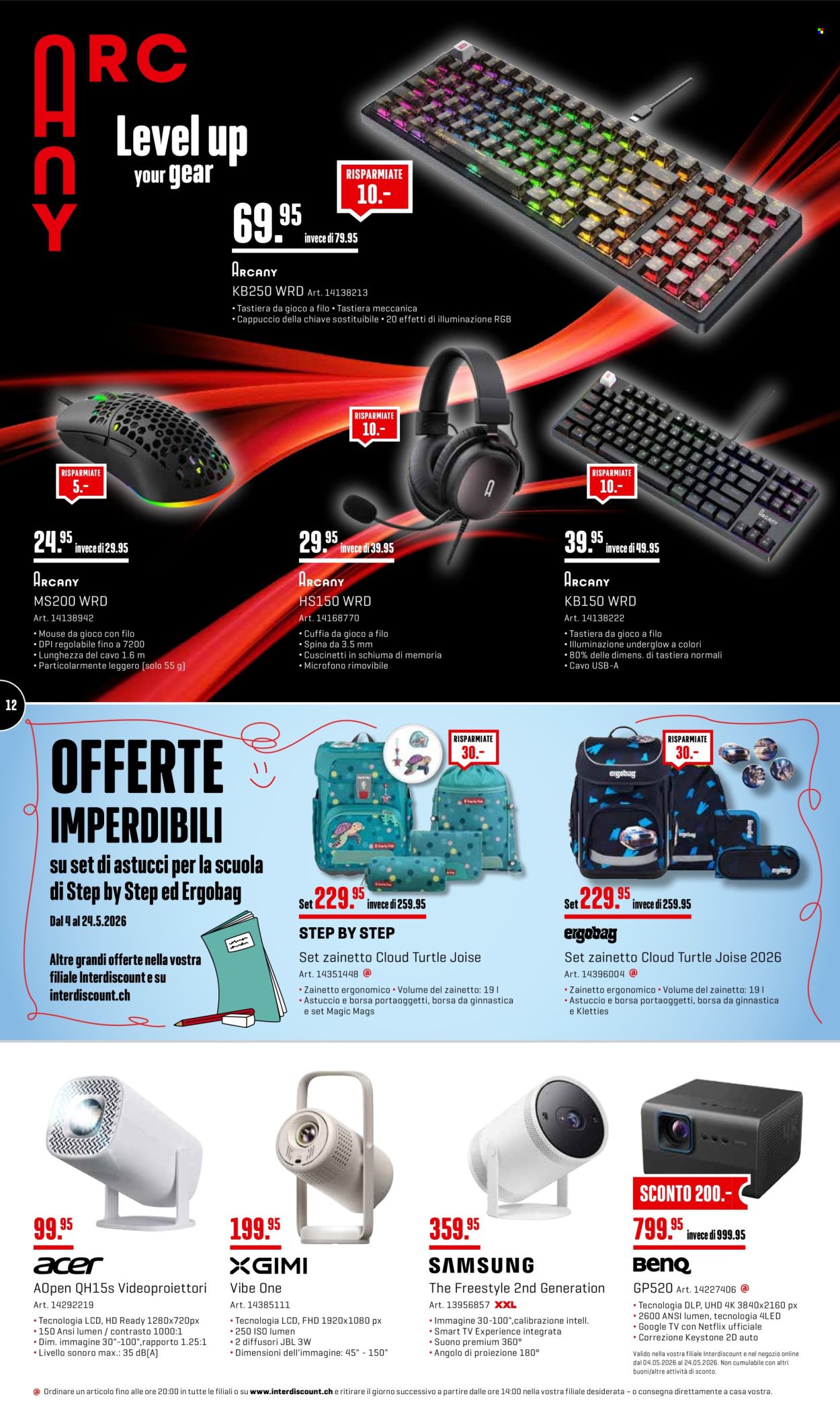 Volantino Interdiscount - 4.5.2026 - 24.5.2026. Pagina 12. Pagina 12