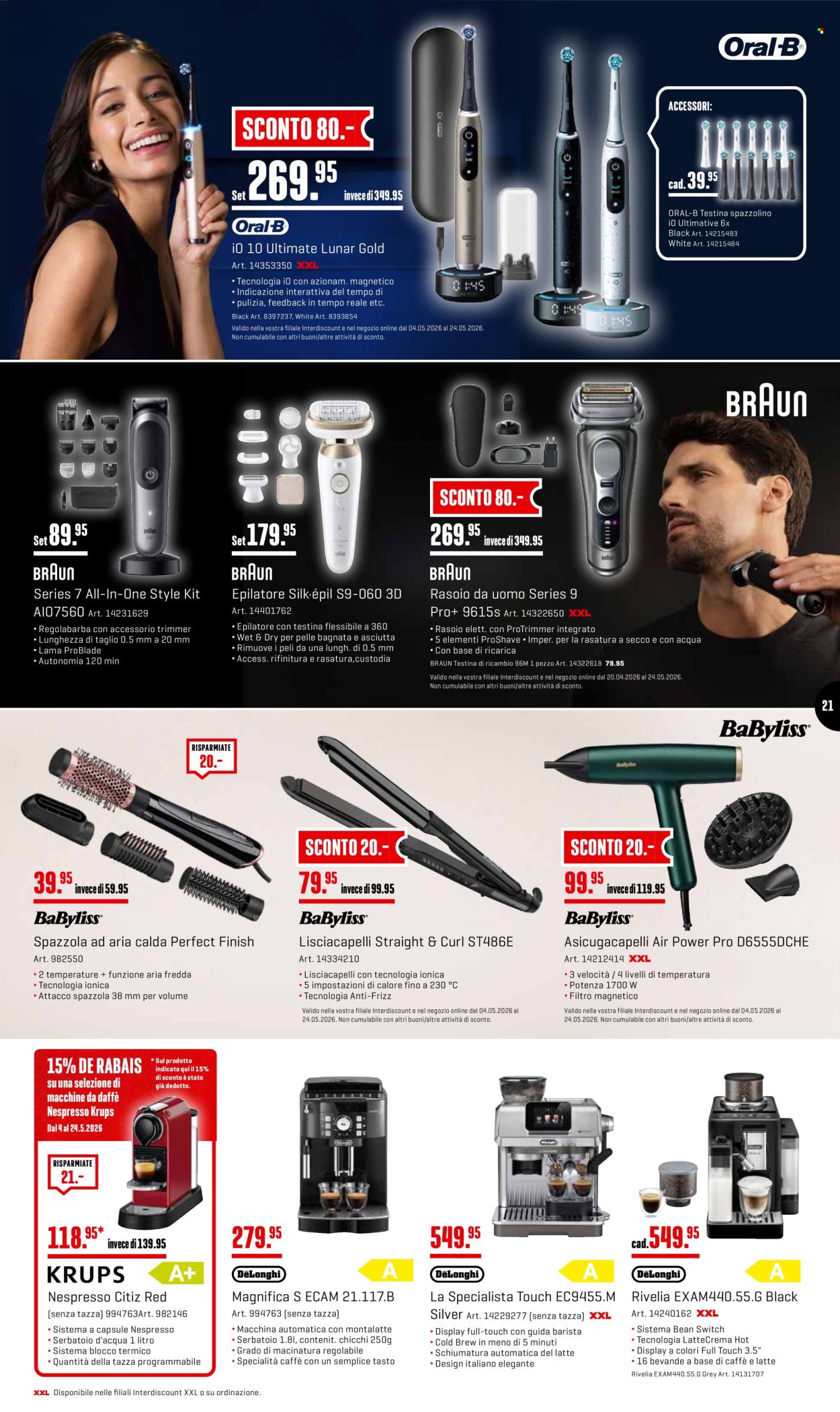 Volantino Interdiscount - 4.5.2026 - 24.5.2026. Pagina 21. Pagina 21