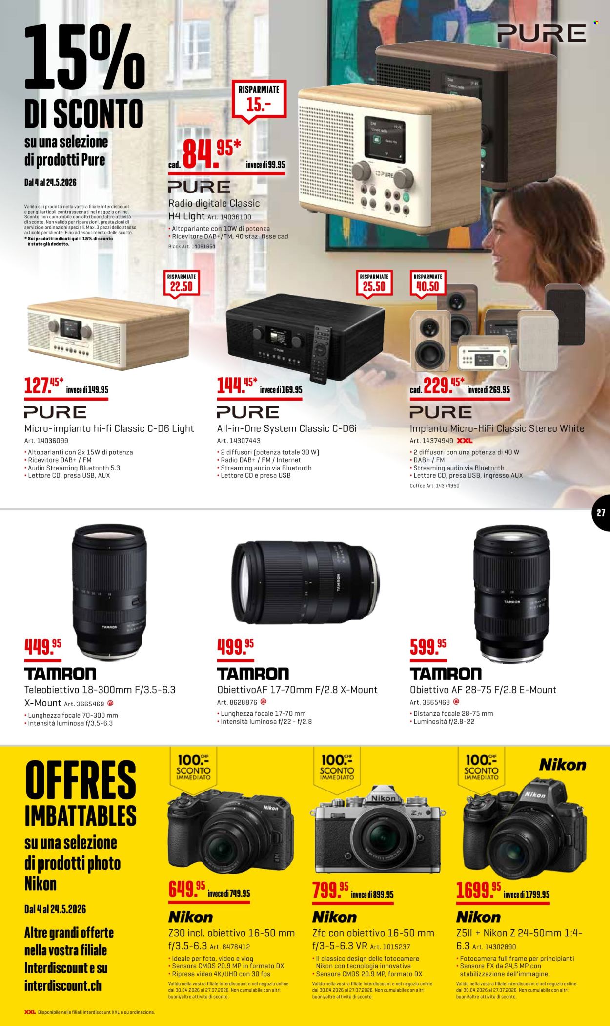 Volantino Interdiscount - 4.5.2026 - 24.5.2026. Pagina 27. Pagina 27