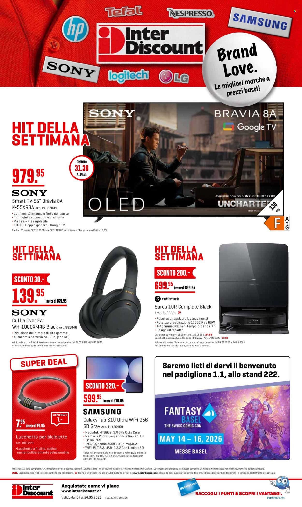 Volantino Interdiscount - 4.5.2026 - 24.5.2026. Pagina 32. Pagina 32
