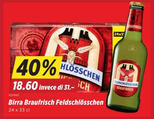 Birra Braufrisch Feldschlösschen