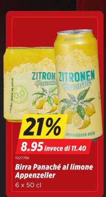 Birra Panaché al limone Appenzeller
