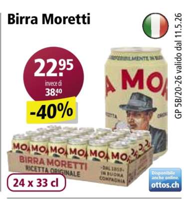 BIRRA MORETTI