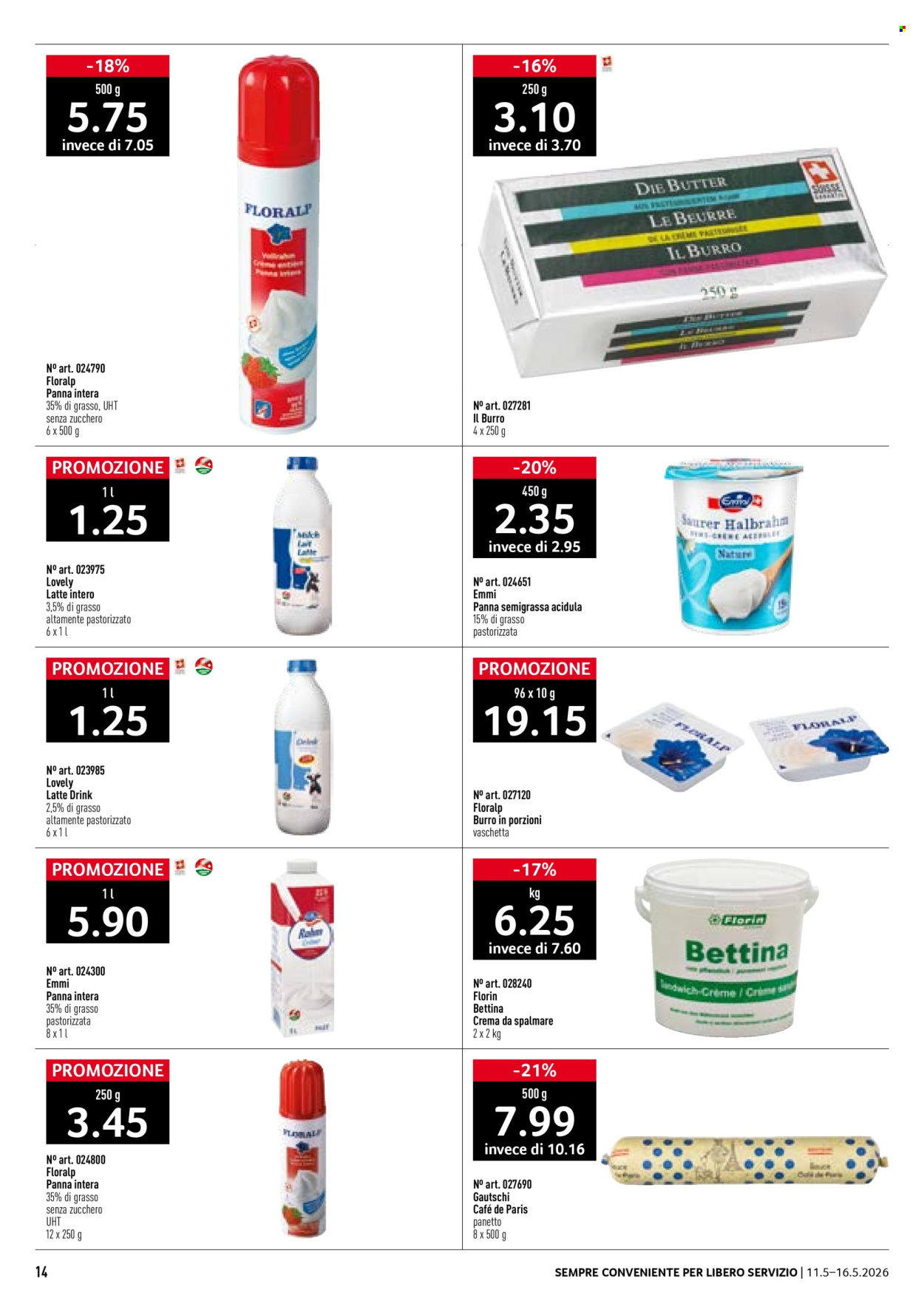 Volantino Prodega - 11.5.2026 - 16.5.2026. Pagina 14. Pagina 14