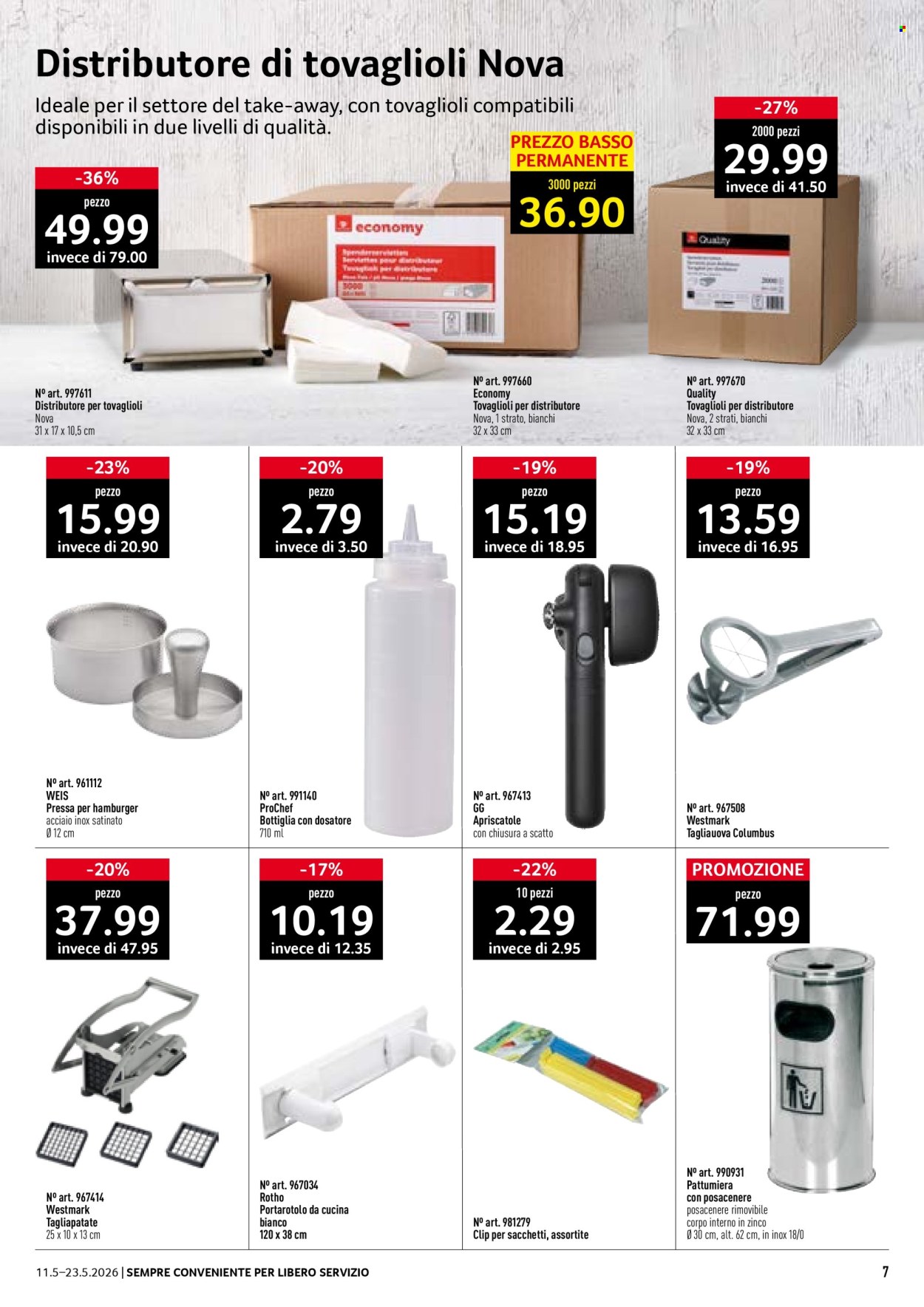 Volantino Prodega - 11.5.2026 - 23.5.2026. Pagina 7. Pagina 7