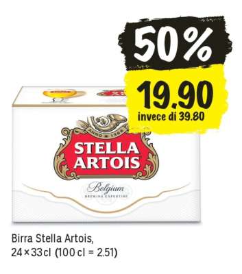Birra Stella Artois