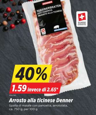 Arrosto alla ticinese Denner
