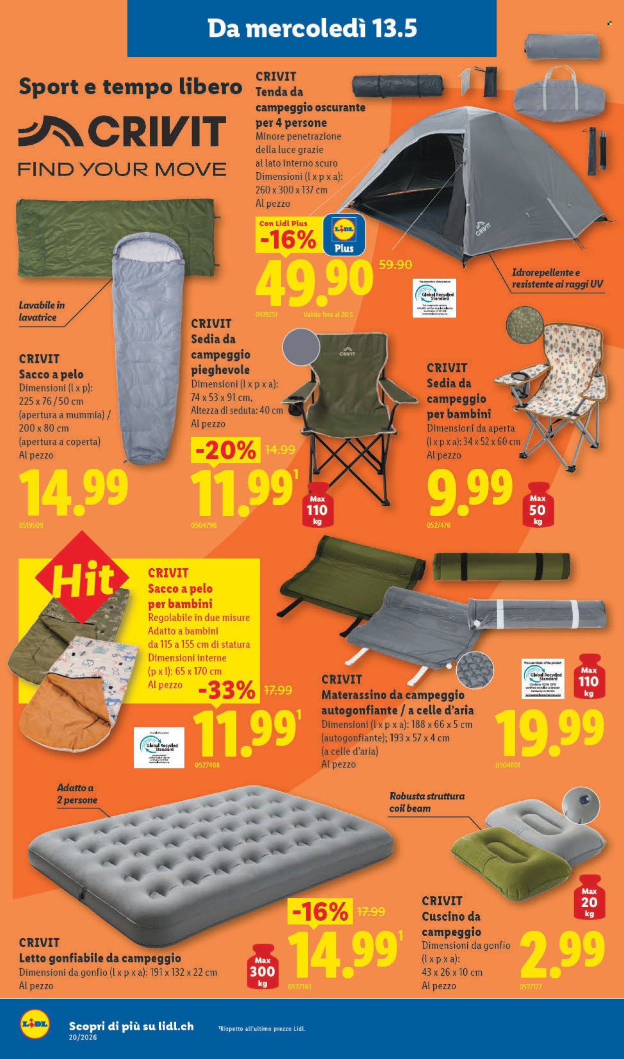 Volantino Lidl - 13.5.2026 - 20.5.2026. Pagina 20. Pagina 20