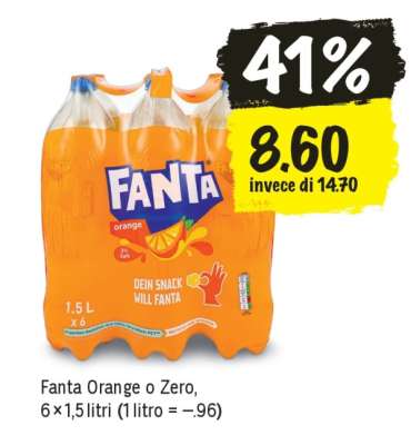 Fanta Orange o Zero
