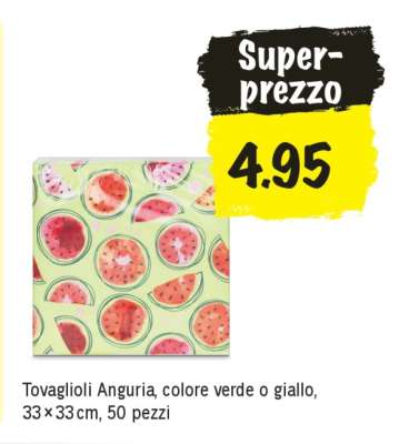 Tovaglioli Anguria