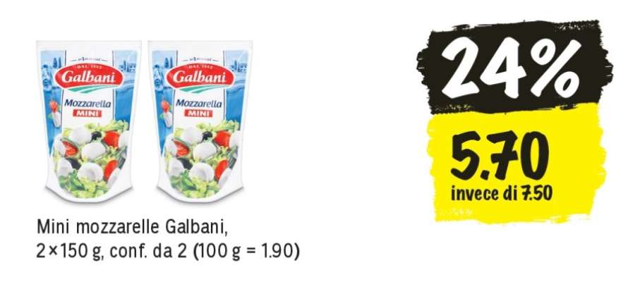 Mini mozzarelle Galbani