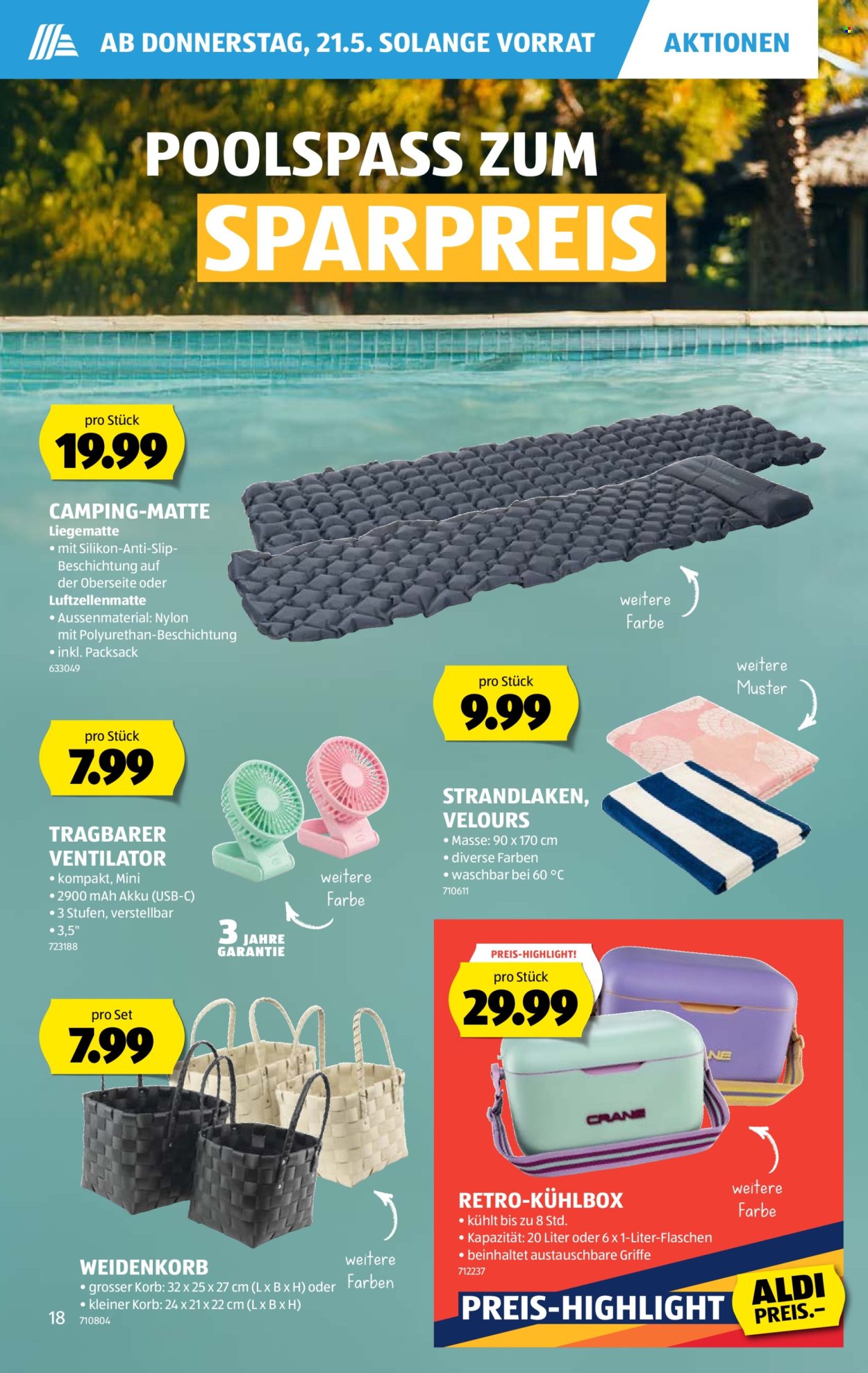 Volantino Aldi - 21.5.2026 - 27.5.2026. Pagina 18. Pagina 18
