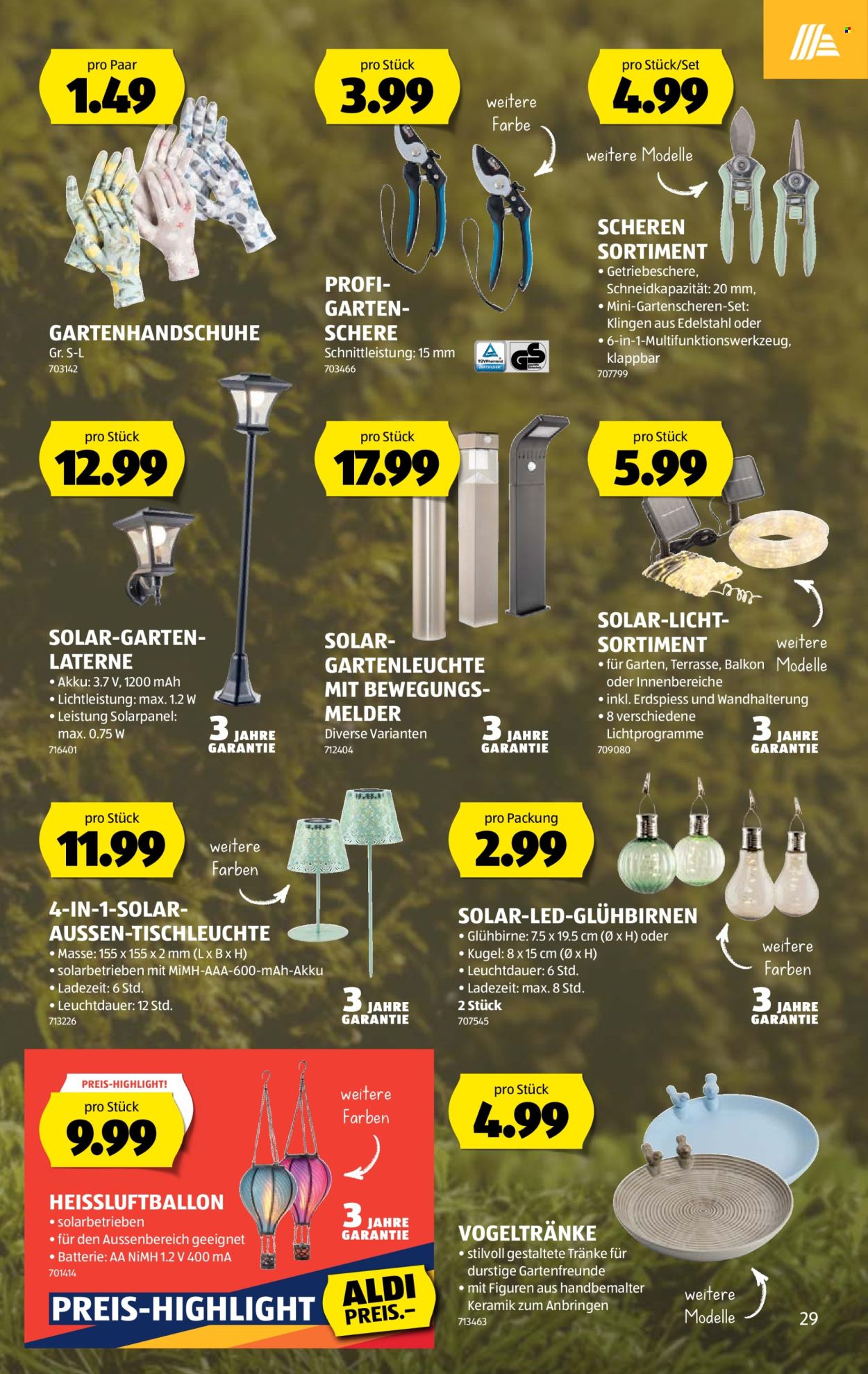 Volantino Aldi - 21.5.2026 - 27.5.2026. Pagina 29. Pagina 29