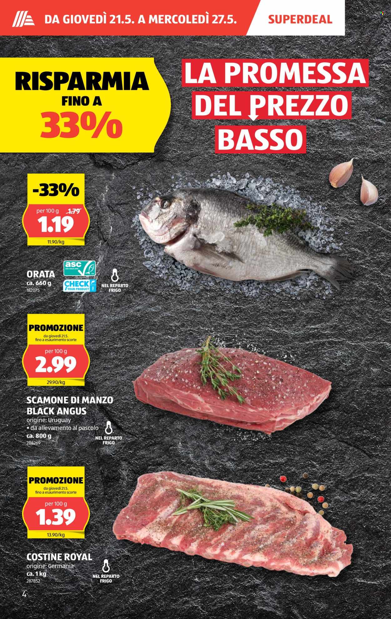 Volantino Aldi - 21.5.2026 - 27.5.2026. Pagina 4. Pagina 4
