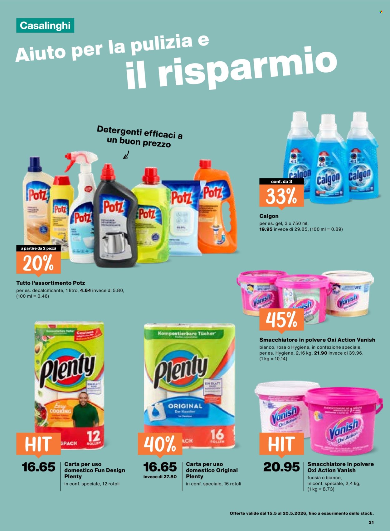 Volantino Migros - 15.5.2026 - 20.5.2026. Pagina 21. Pagina 21