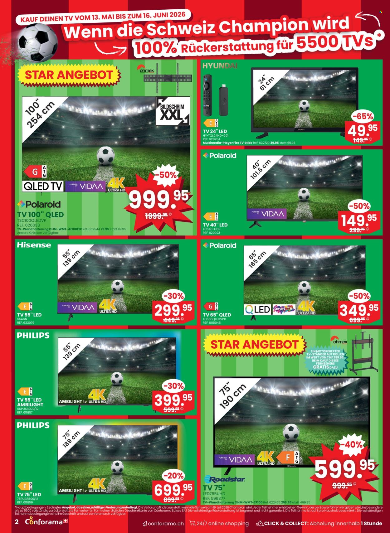 Volantino Conforama - 13.5.2026 - 2.6.2026. Pagina 2. Pagina 2