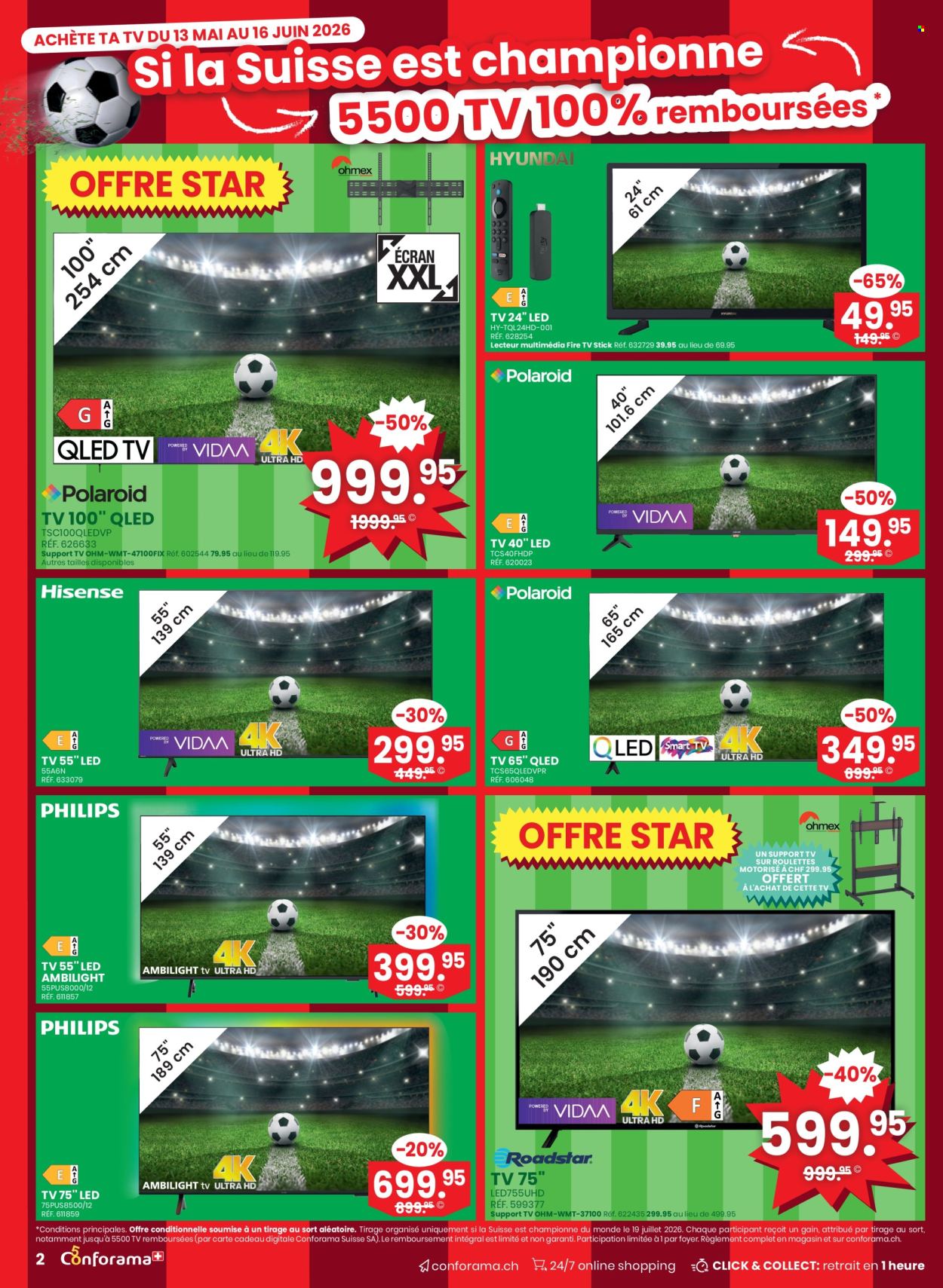 Volantino Conforama - 13.5.2026 - 2.6.2026. Pagina 2. Pagina 2