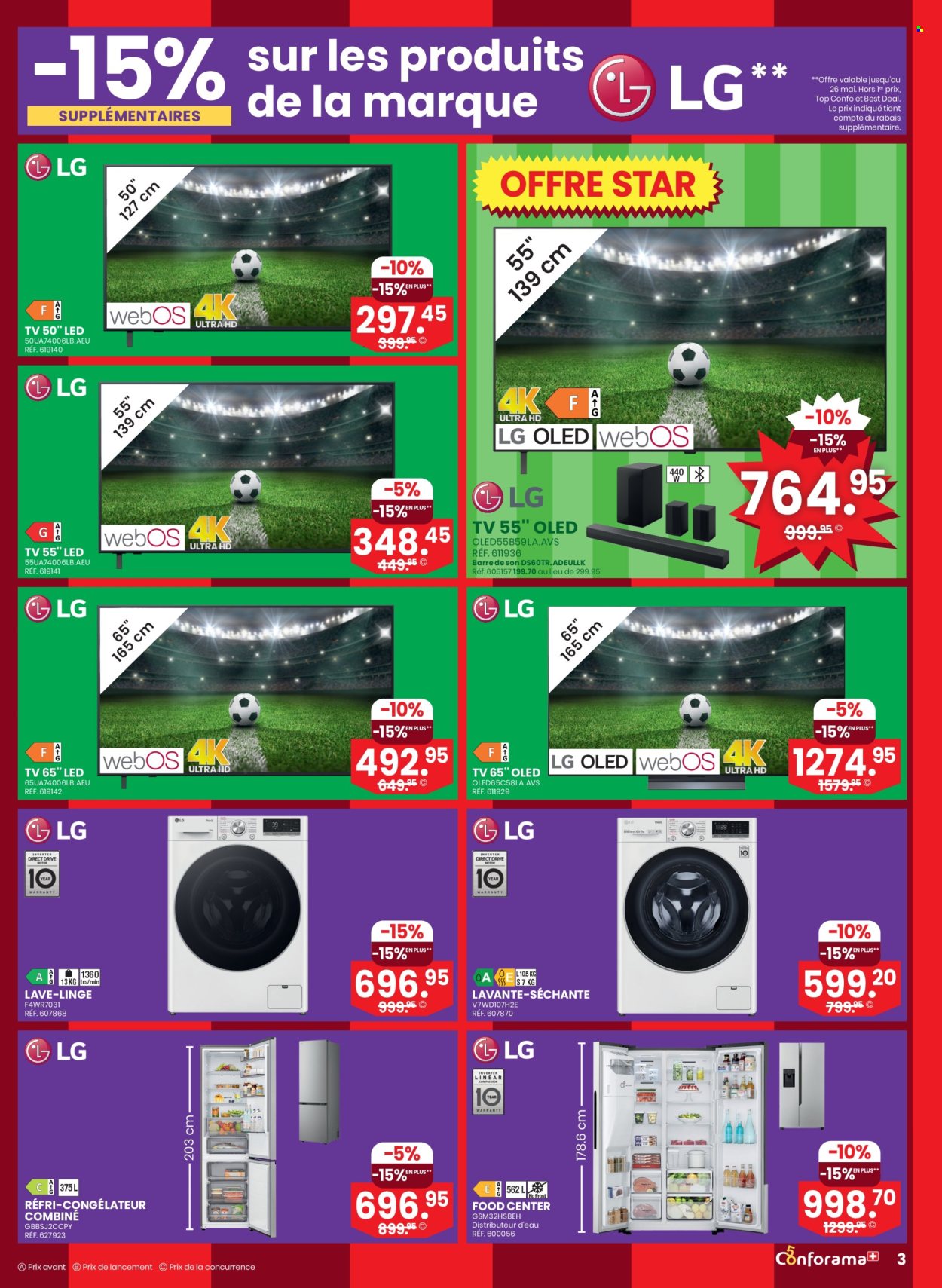 Volantino Conforama - 13.5.2026 - 2.6.2026. Pagina 3. Pagina 3