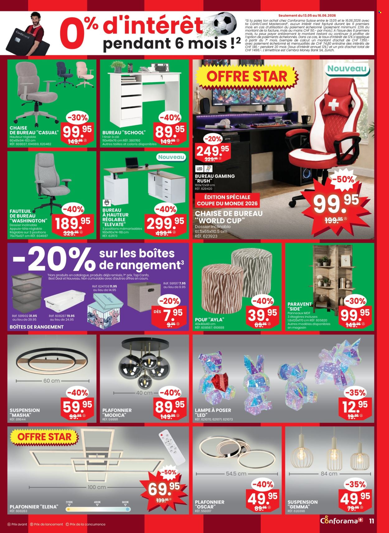 Volantino Conforama - 13.5.2026 - 2.6.2026. Pagina 11. Pagina 11