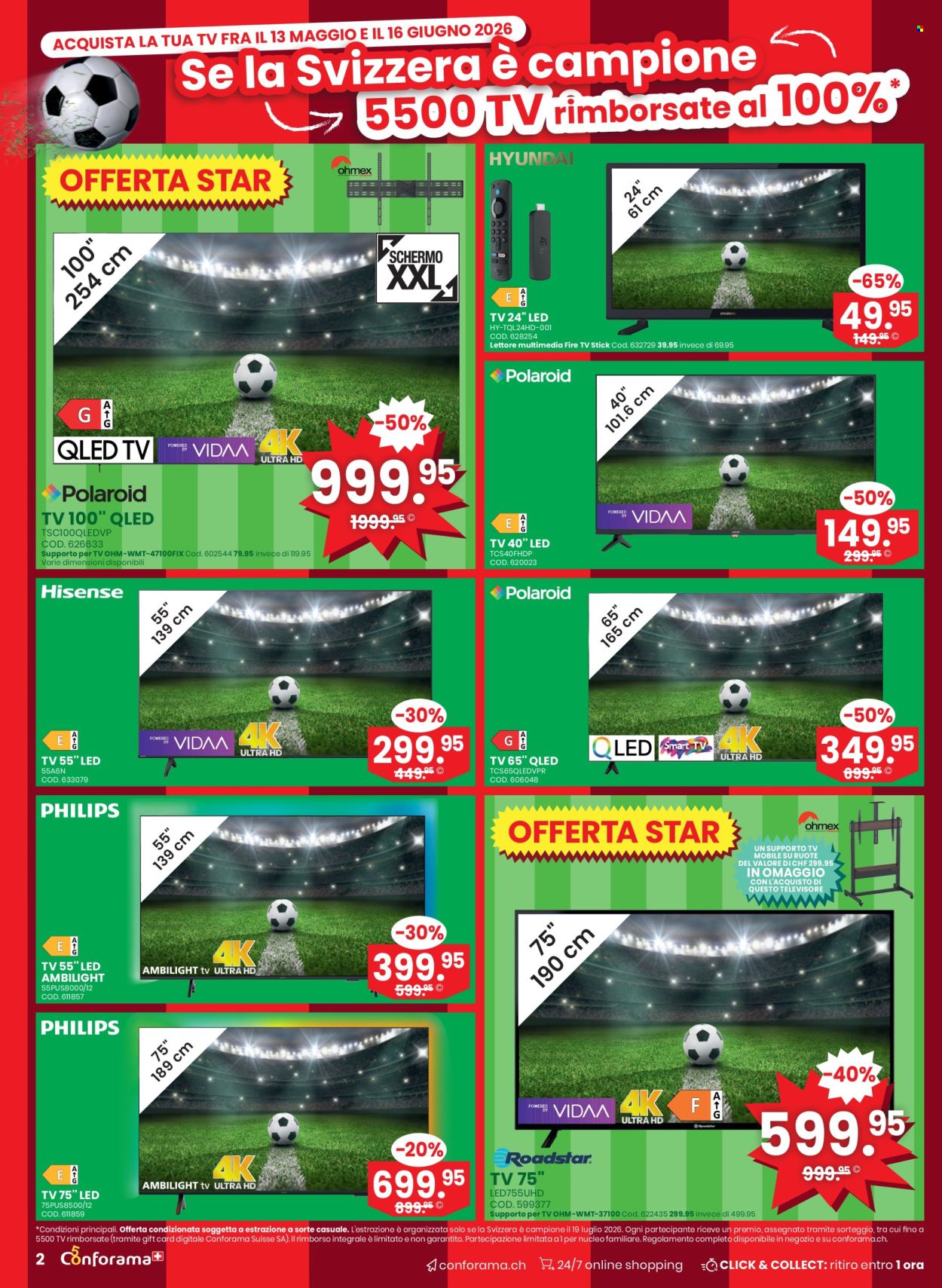 Volantino Conforama - 13.5.2026 - 2.6.2026. Pagina 2. Pagina 2
