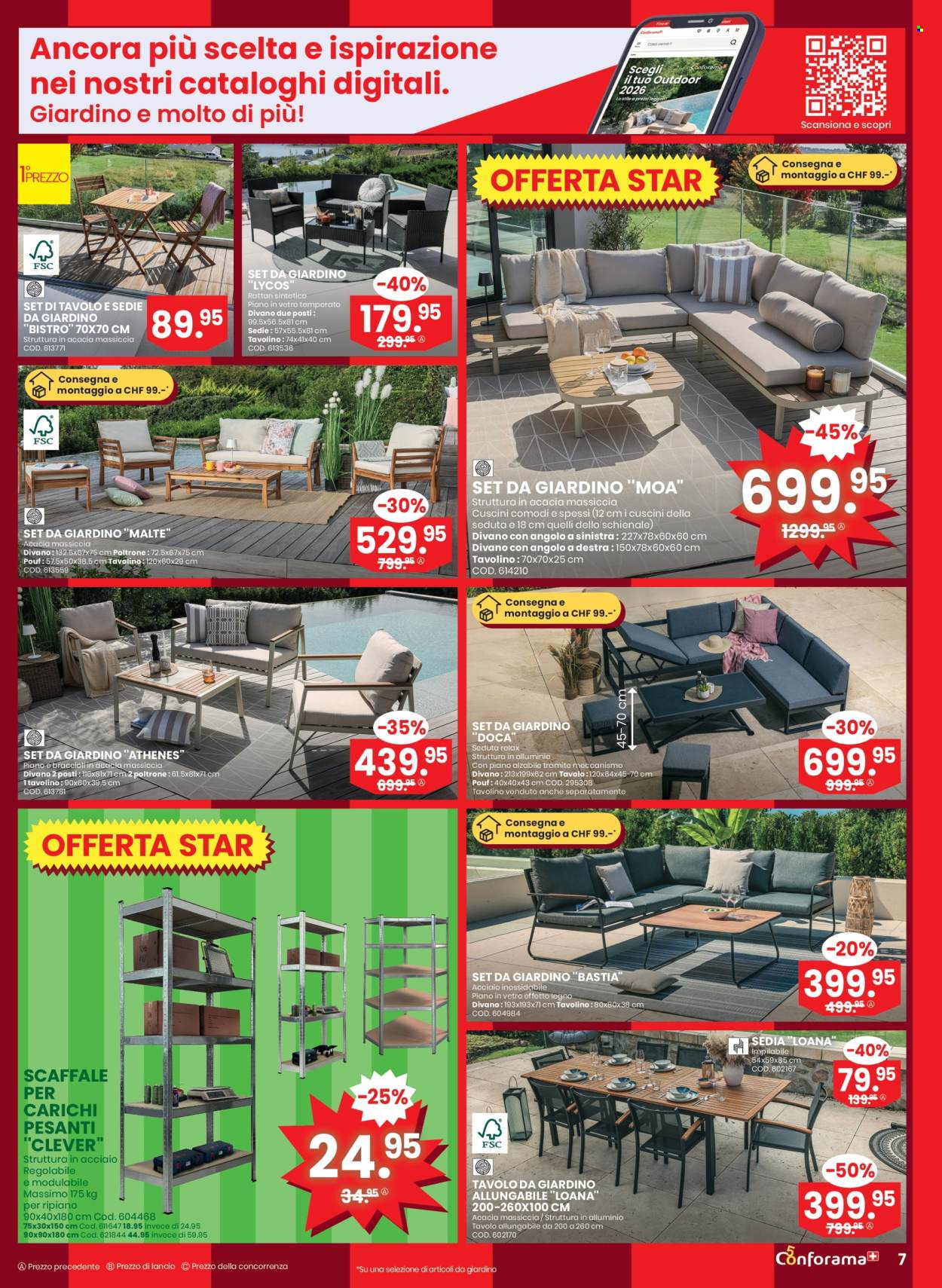 Volantino Conforama - 13.5.2026 - 2.6.2026. Pagina 7. Pagina 7