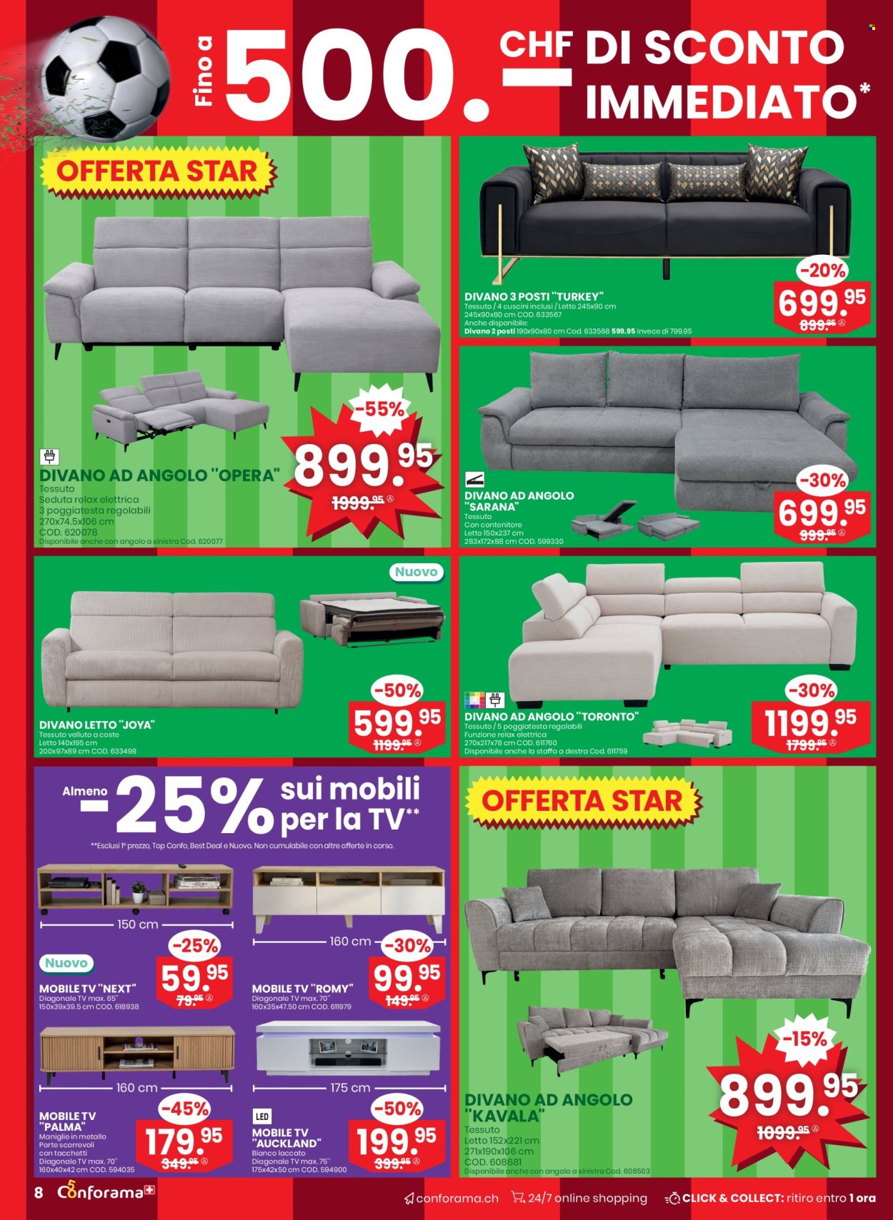 Volantino Conforama - 13.5.2026 - 2.6.2026. Pagina 8. Pagina 8