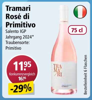 Tramari Rosé di Primitivo