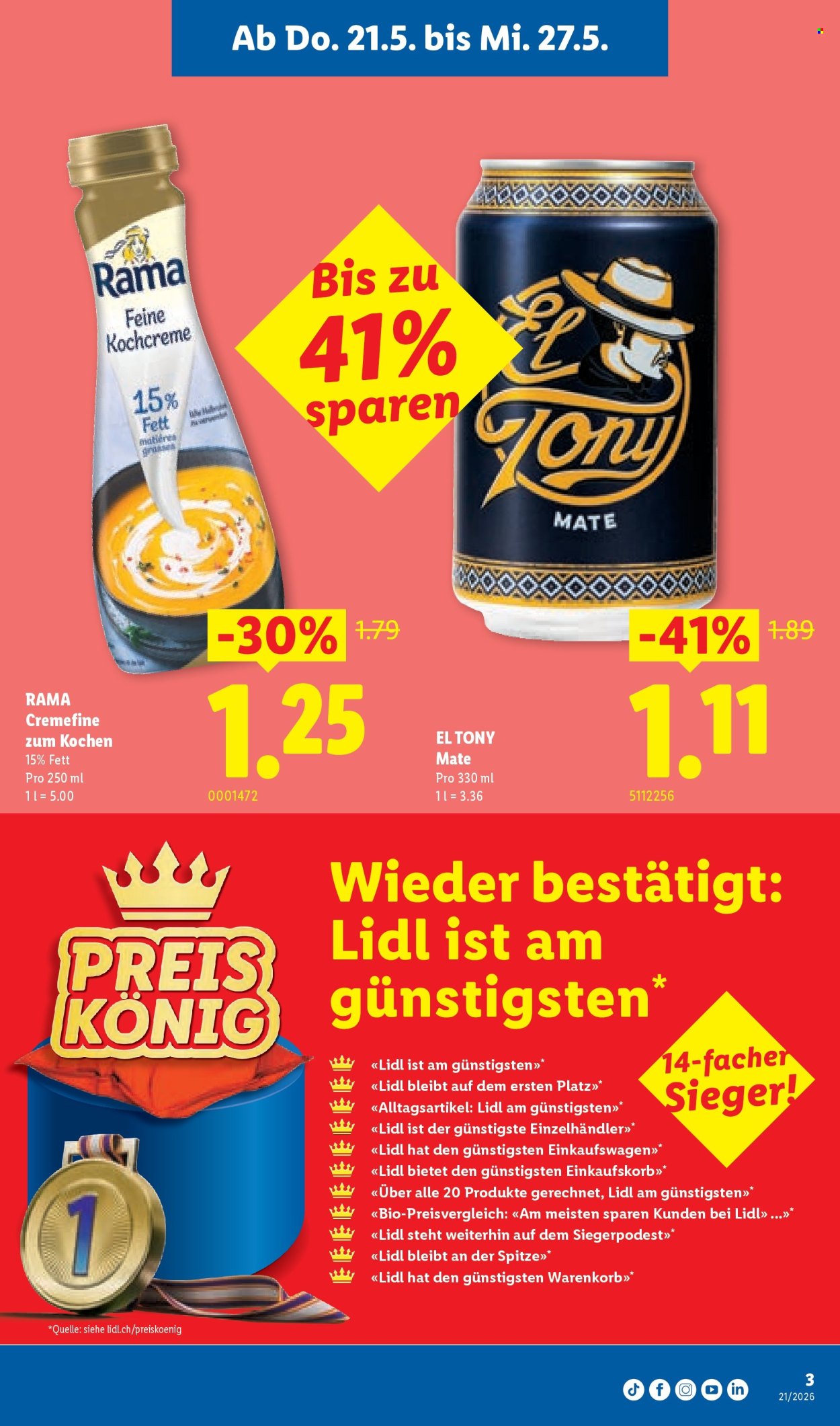 Volantino Lidl - 21.5.2026 - 27.5.2026. Pagina 3. Pagina 3