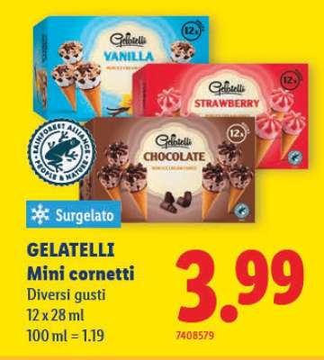 GELATELLI Mini cornetti