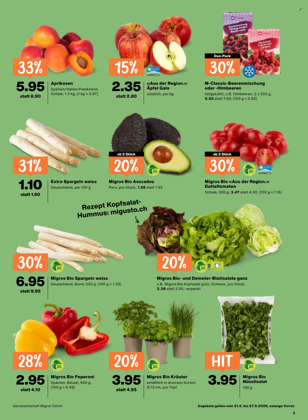 Volantino Migros - 21.5.2026 - 27.5.2026. Pagina 3. Pagina 3