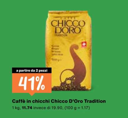 Caffè in chicchi Chicco D'Oro Tradition