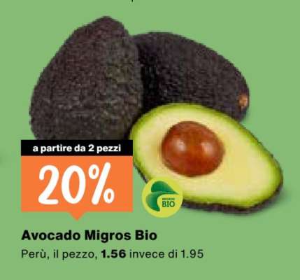 Avocado Migros Bio