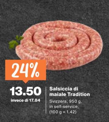SALSICCIA DI MAIALE TRADITION