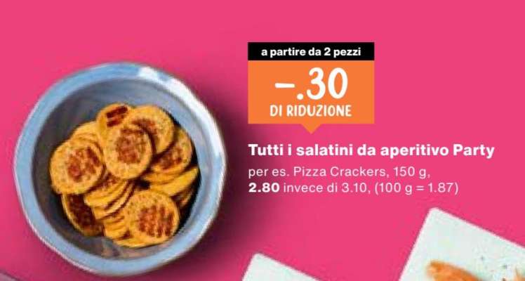 Tutti i salatini da aperitivo Party
