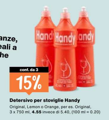 Detersivo per stoviglie Handy