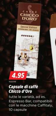 Capsule di caffè Chicco d'Oro
