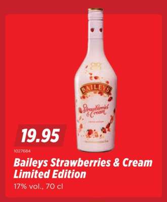 Baileys Strawberries & Cream Limited Edition