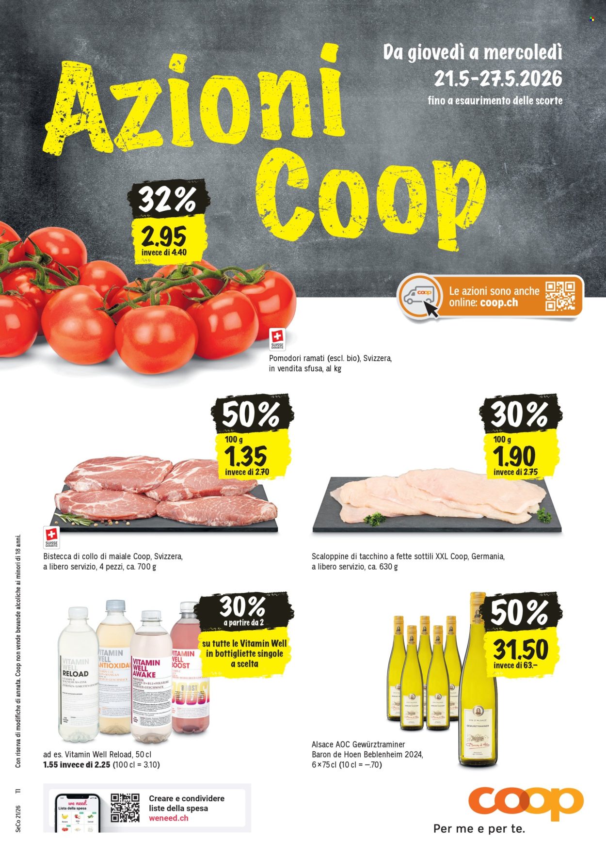 Volantino Coop - 21.5.2026 - 27.5.2026. Pagina 1. Pagina 1