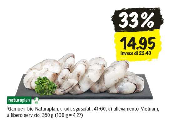 Gamberi bio Naturaplan