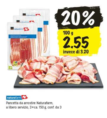 Pancetta da arrostire Naturafarm