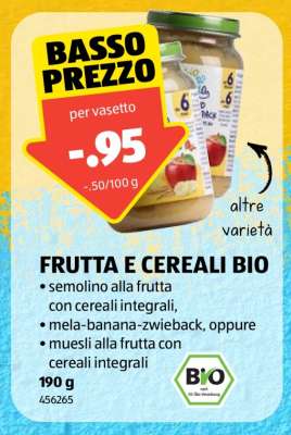 FRUTTA E CEREALI BIO