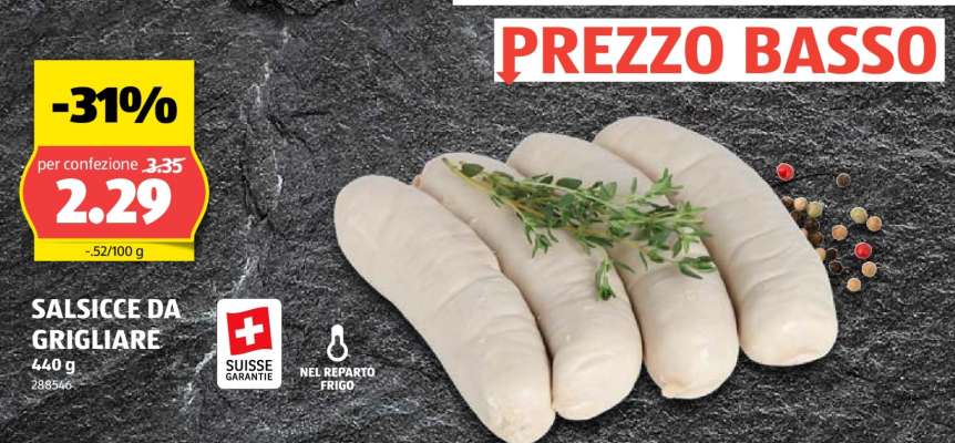 SALSICCE DA GRIGLIARE