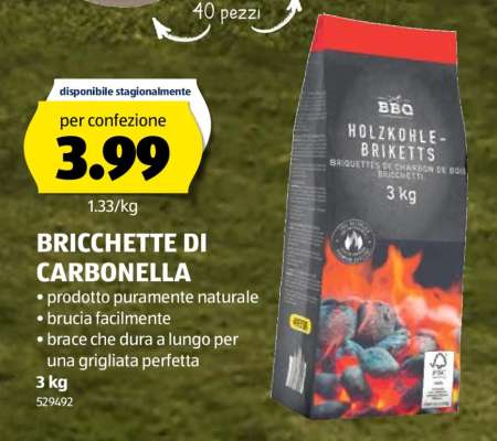BRICCHETTE DI CARBONELLA