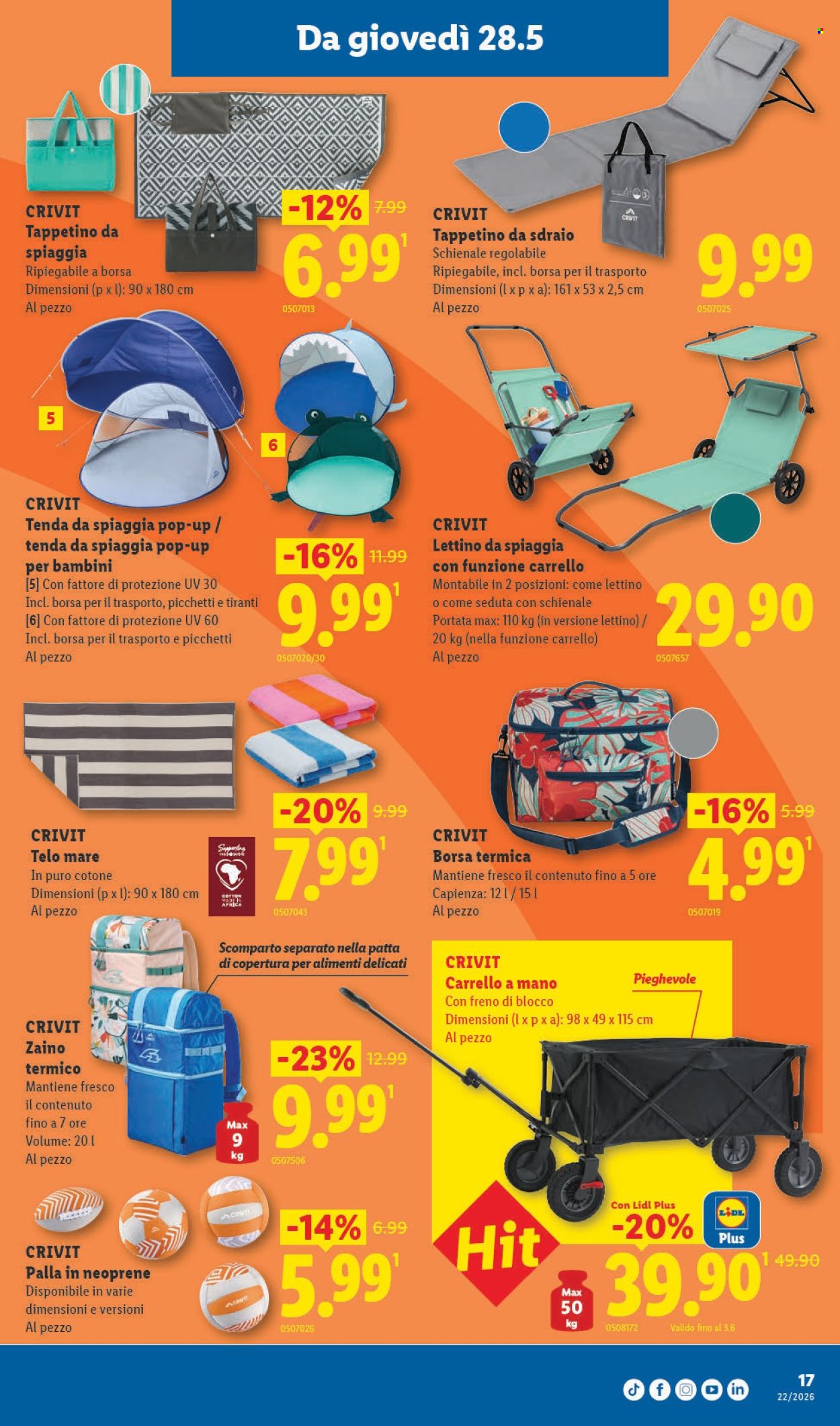 Volantino Lidl - 28.5.2026 - 3.6.2026. Pagina 17. Pagina 17