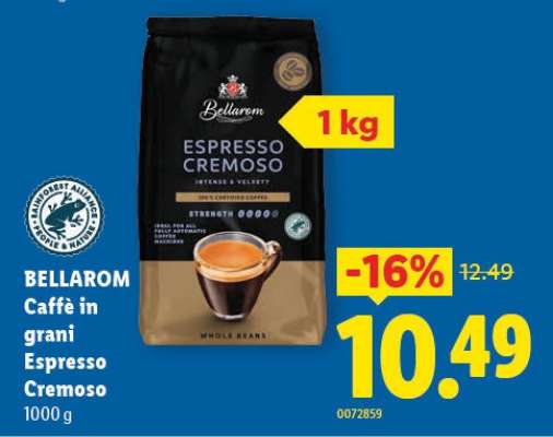 BELLAROM Caffè in grani Espresso Cremoso