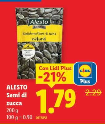 ALESTO Semi di zucca