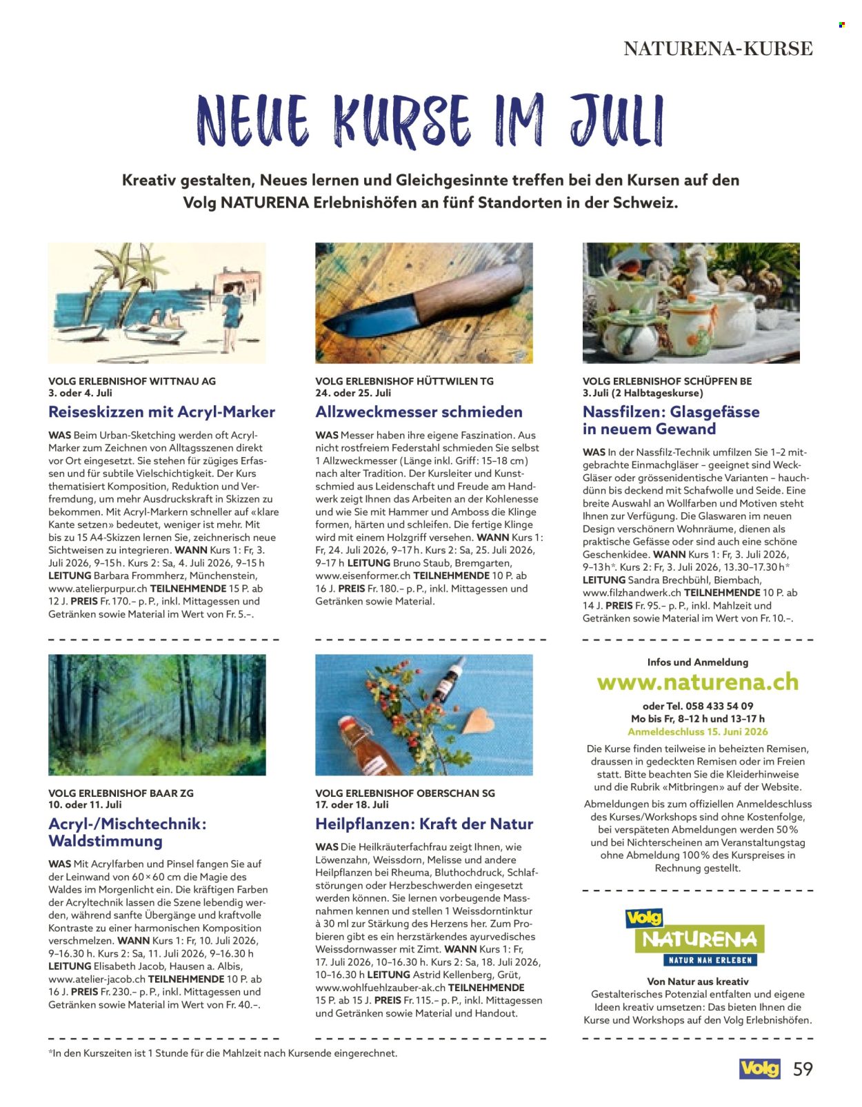 Volantino Volg - 1.6.2026 - 30.6.2026. Pagina 59. Pagina 59