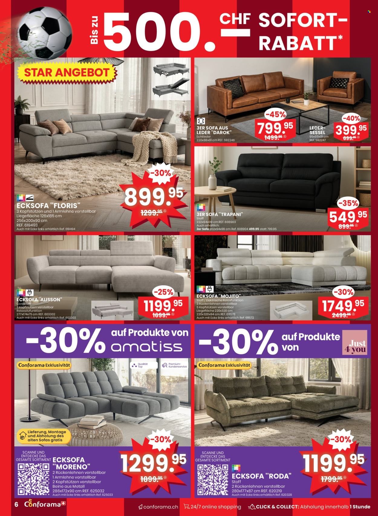 Volantino Conforama - 27.5.2026 - 9.6.2026. Pagina 6. Pagina 6